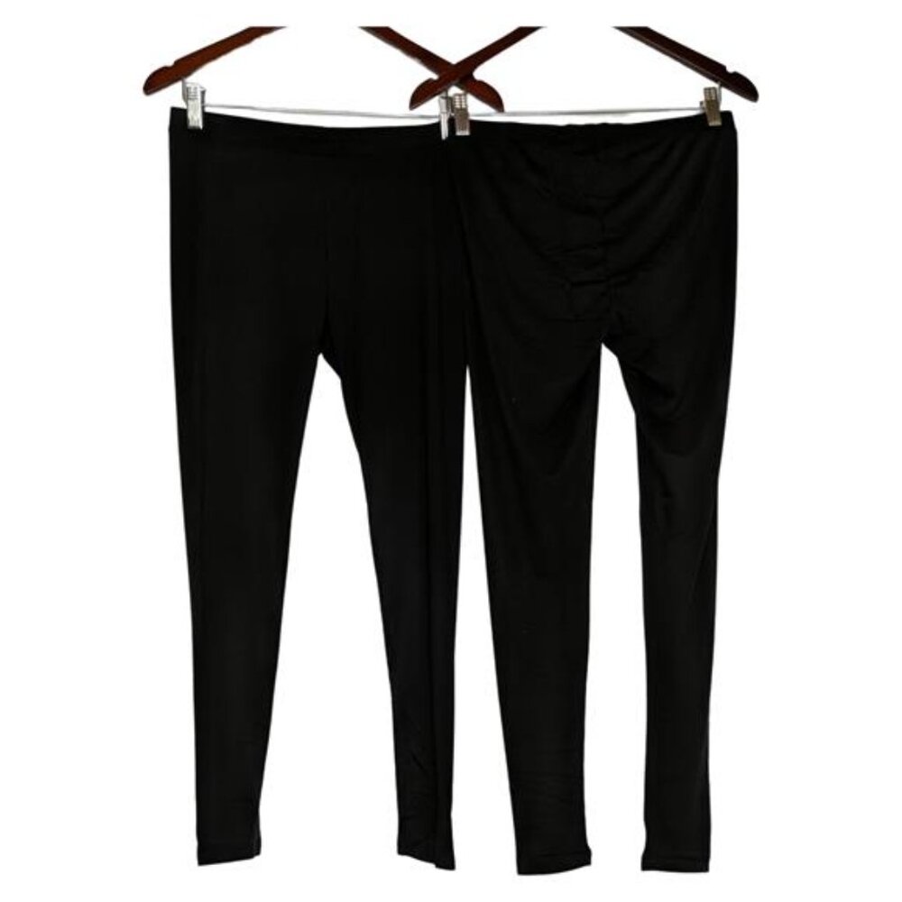 32 Degrees Lightweight Retains body warmth, Pants 2 Count (Black, Medium) - Picture 2 of 4